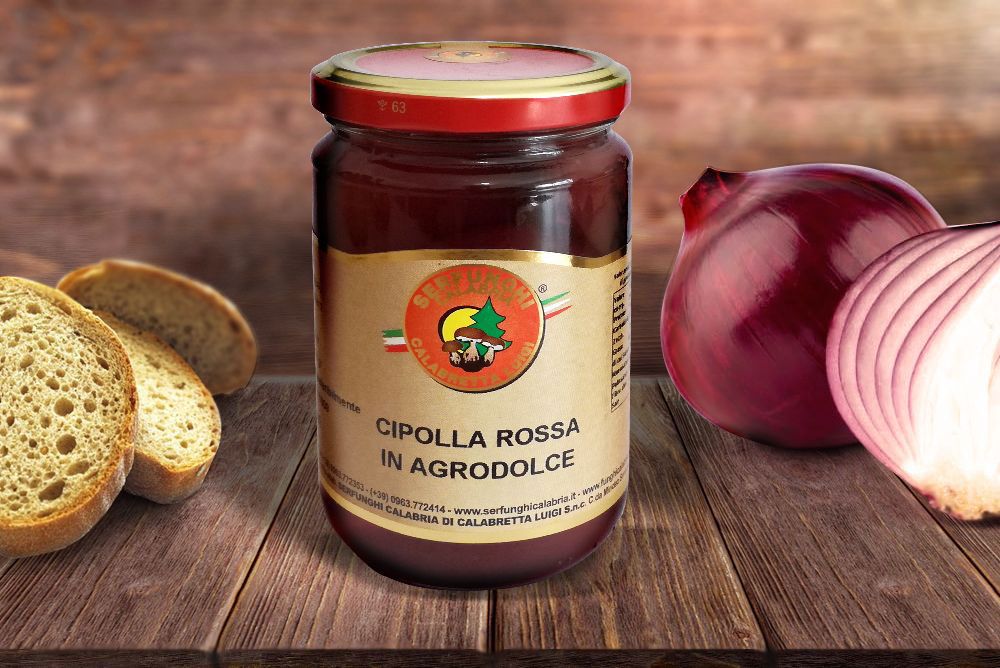 Süß-saure rote Zwiebel