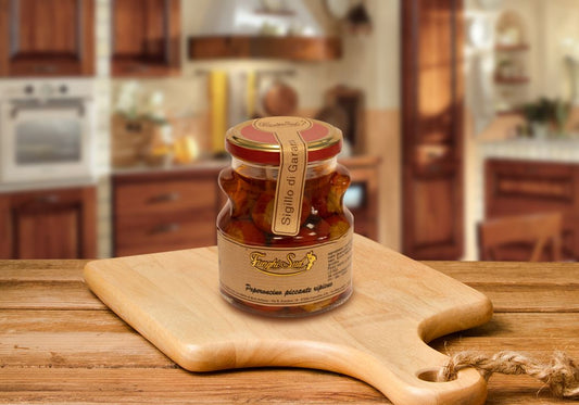 Mit Thunfisch gefüllte Paprika