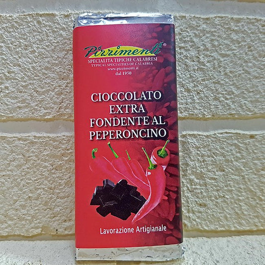 Cioccolato Extra Fondente al Peperoncino