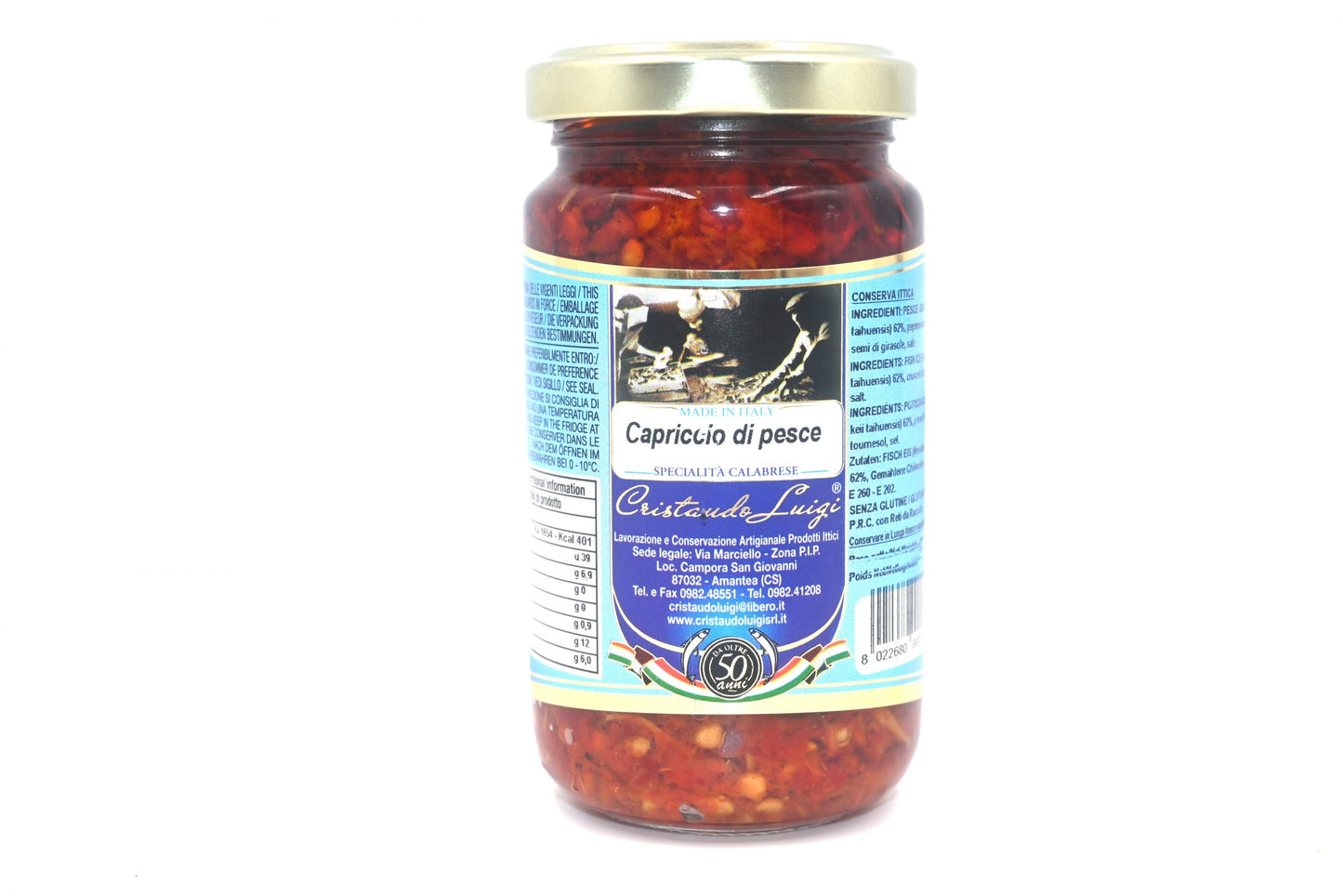 Calabrese sardella or Rosamarina