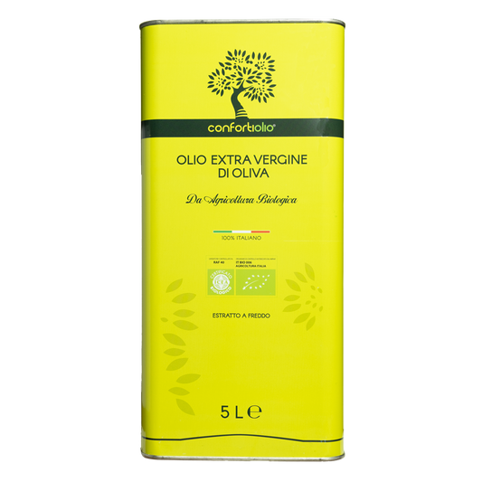 Réservoir d'huile d'olive extra vierge biologique