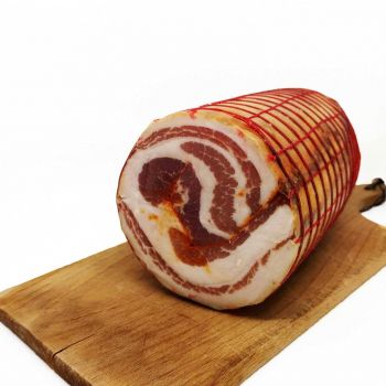 Calabrese rolled bacon